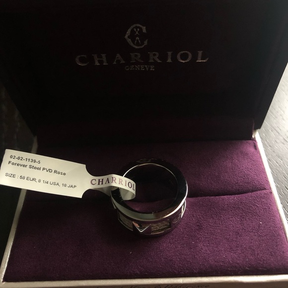 🔆 CHARRIOL forever steel PVD ring - Picture 3 of 6
